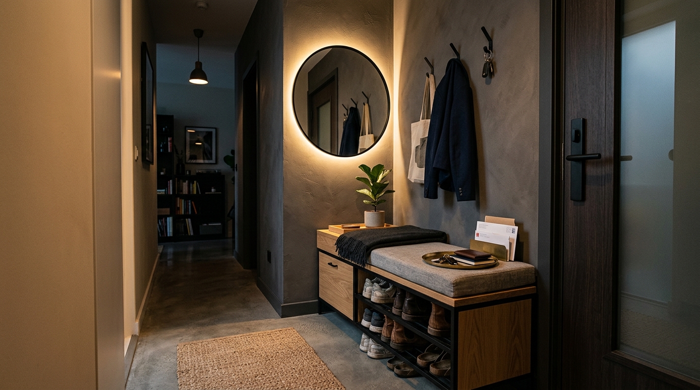 Cozy Small Entryway Hacks for a Warm Apartment Glow