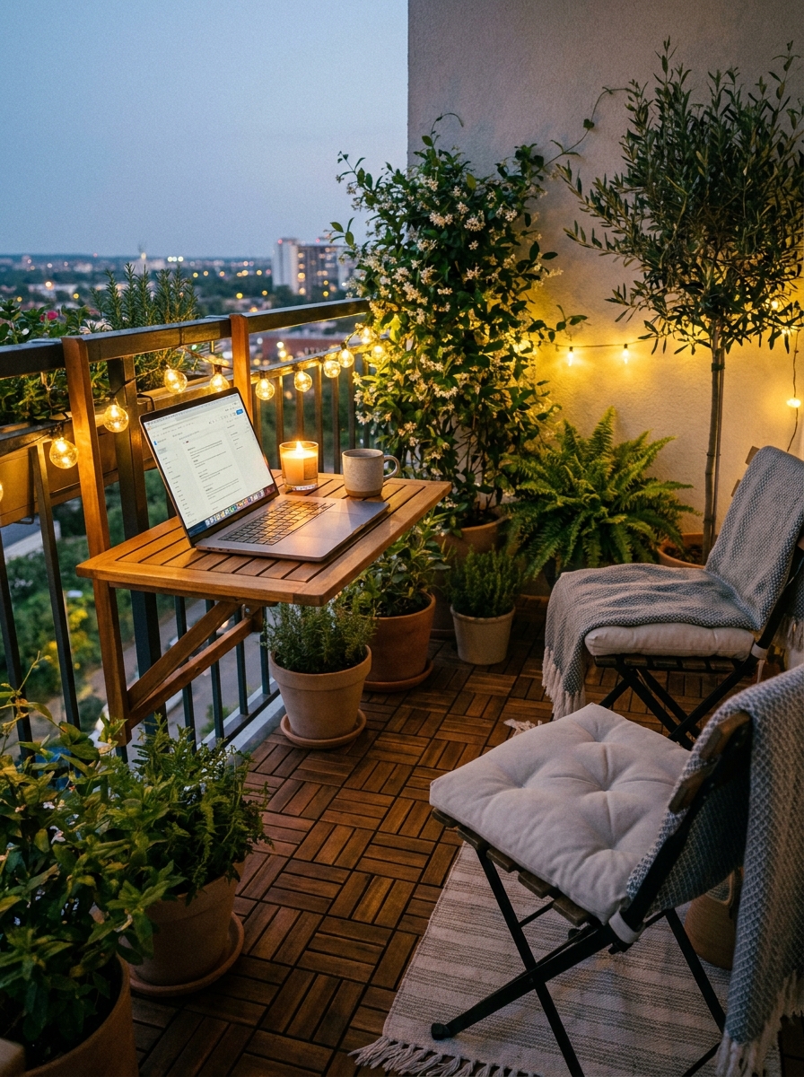 Cozy Apartment Balcony Nook Ideas for Small Spaces