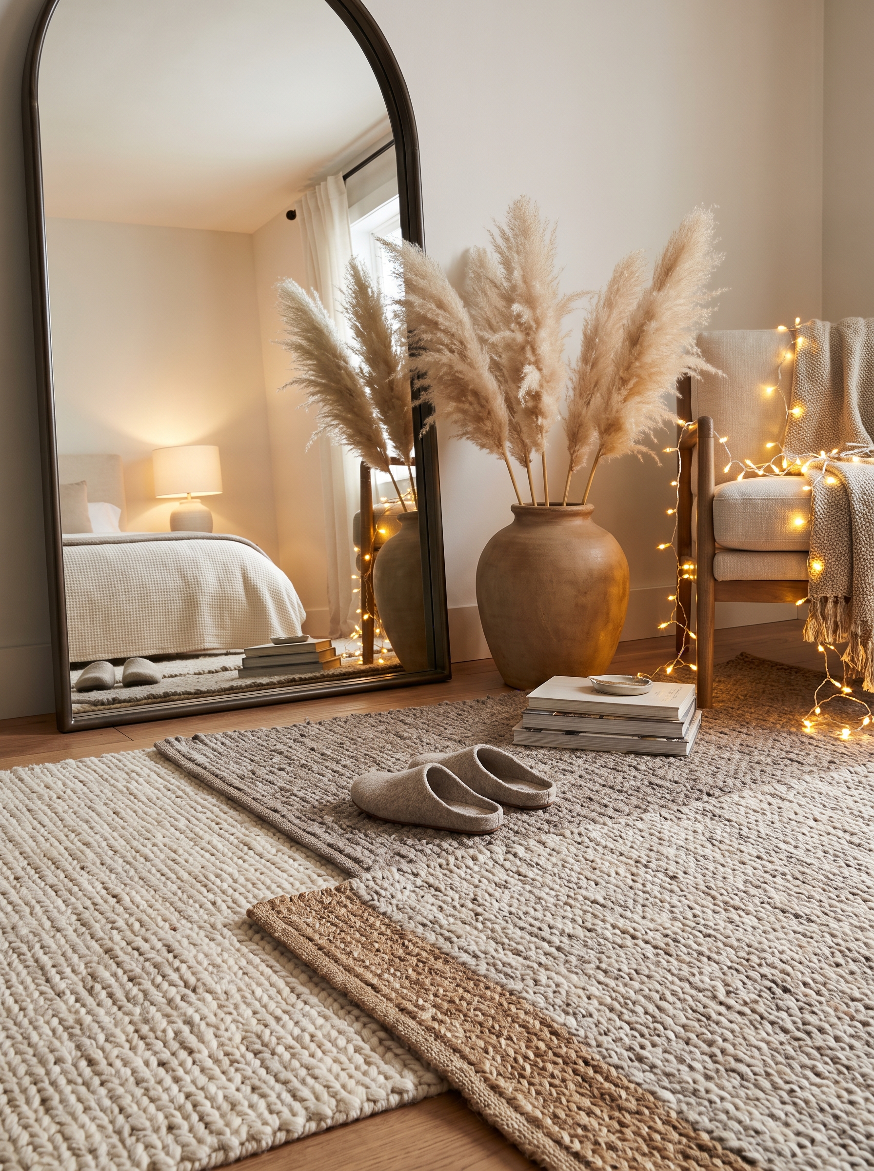 Cozy Neutral Bedroom Nook Ideas for Small Apartments